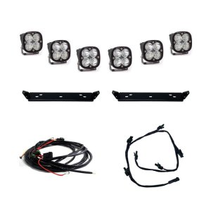 Ford Raptor Lights - Behind Grille - Baja Designs - Squadron Pro - `21-`27